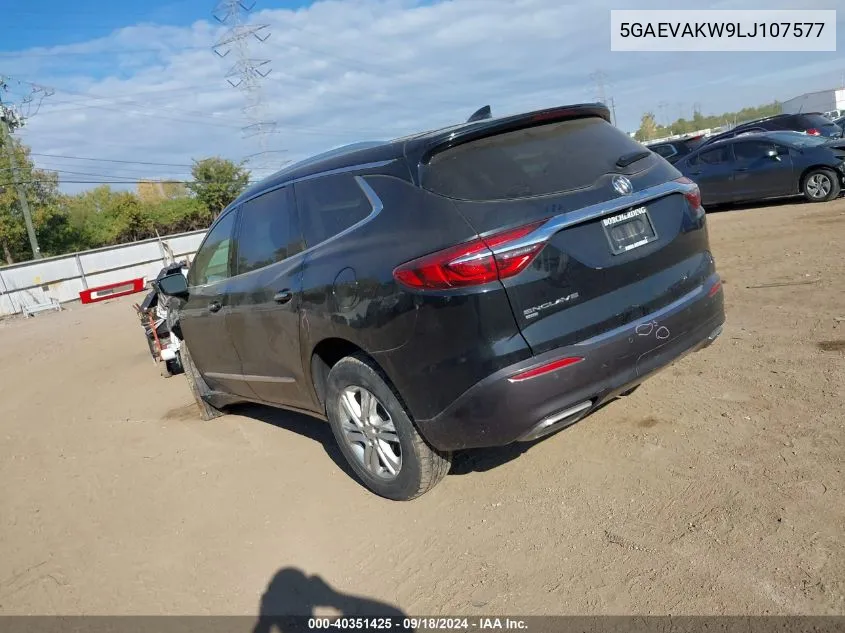 2020 Buick Enclave Awd Essence VIN: 5GAEVAKW9LJ107577 Lot: 40351425