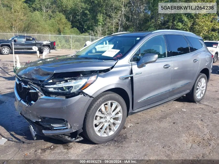 2020 Buick Enclave Fwd Essence VIN: 5GAERBKW1LJ264238 Lot: 40393278