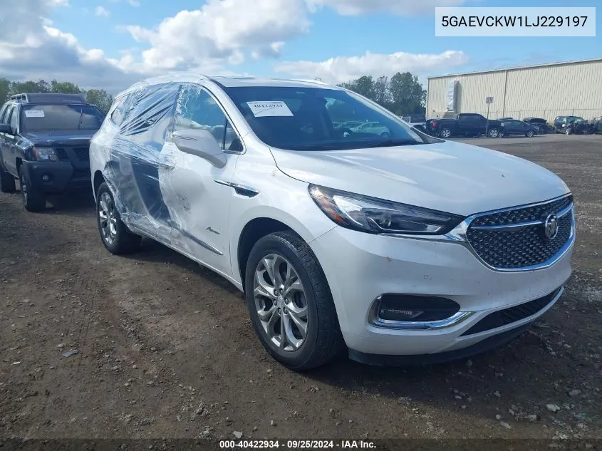 2020 Buick Enclave Awd Avenir VIN: 5GAEVCKW1LJ229197 Lot: 40422934