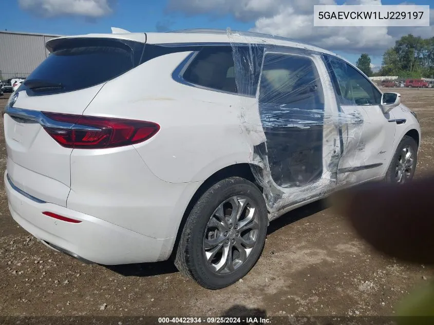 2020 Buick Enclave Awd Avenir VIN: 5GAEVCKW1LJ229197 Lot: 40422934