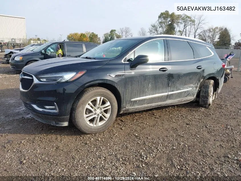 2020 Buick Enclave Awd Essence VIN: 5GAEVAKW3LJ163482 Lot: 40714696