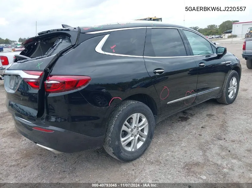 2020 Buick Enclave Fwd Essence VIN: 5GAERBKW6LJ220557 Lot: 40793045