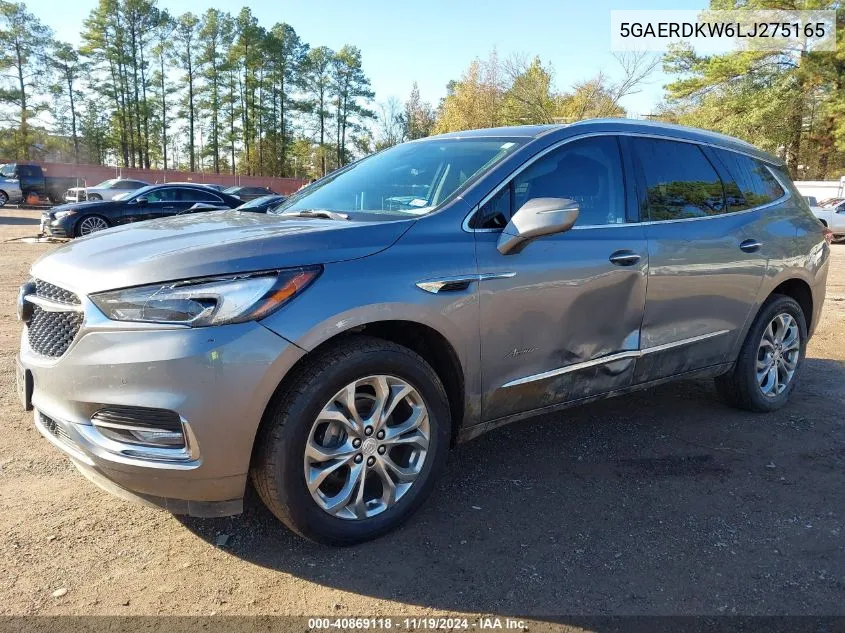 2020 Buick Enclave VIN: 5GAERDKW6LJ275165 Lot: 40869118