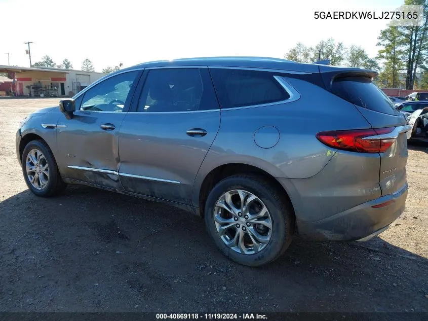 2020 Buick Enclave VIN: 5GAERDKW6LJ275165 Lot: 40869118