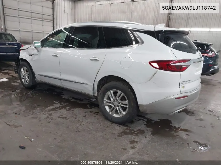 2020 Buick Enclave Awd Essence VIN: 5GAEVAKW9LJ118742 Lot: 40876908