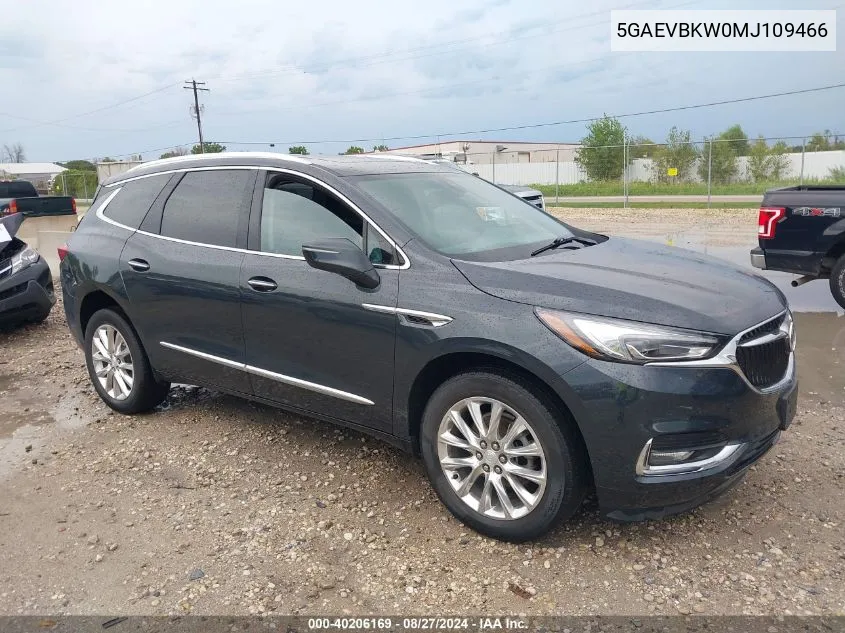 2021 Buick Enclave Awd Premium VIN: 5GAEVBKW0MJ109466 Lot: 40206169