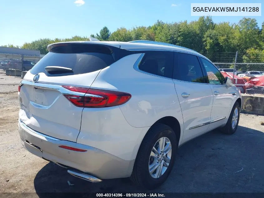 2021 Buick Enclave Awd Essence VIN: 5GAEVAKW5MJ141288 Lot: 40314396