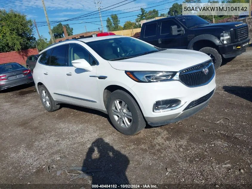 2021 Buick Enclave Awd Essence VIN: 5GAEVAKW1MJ104142 Lot: 40484182