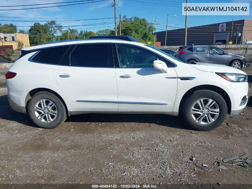 2021 Buick Enclave Awd Essence VIN: 5GAEVAKW1MJ104142 Lot: 40484182