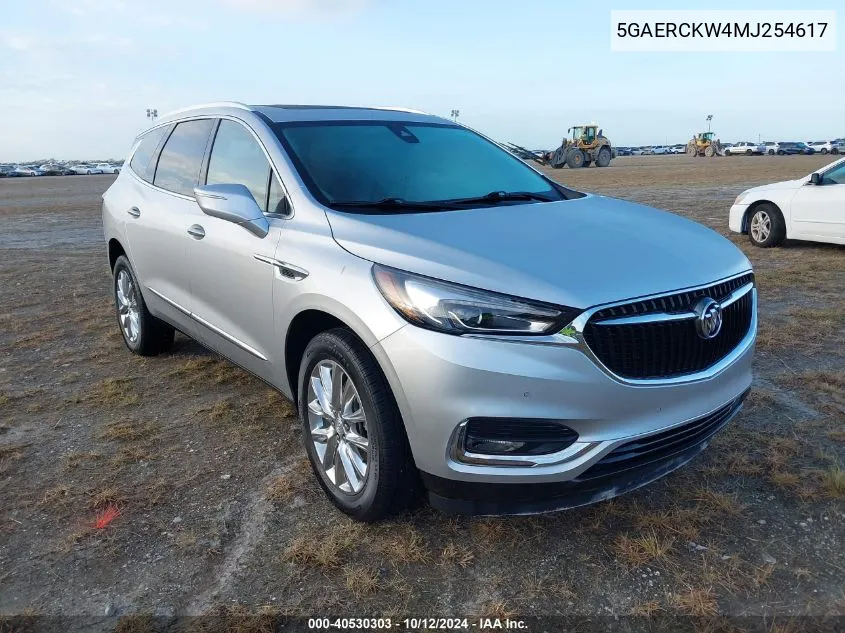 2021 Buick Enclave Premium VIN: 5GAERCKW4MJ254617 Lot: 40530303