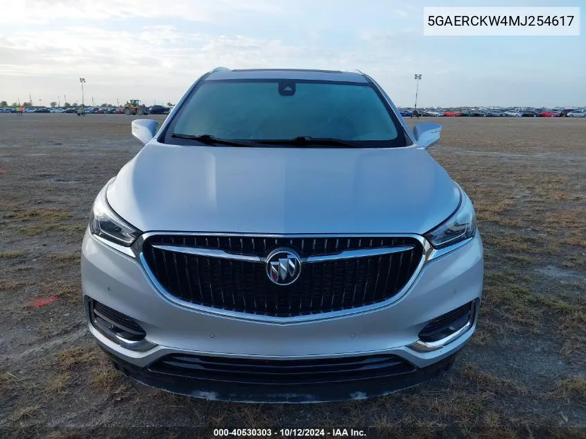 2021 Buick Enclave Premium VIN: 5GAERCKW4MJ254617 Lot: 40530303