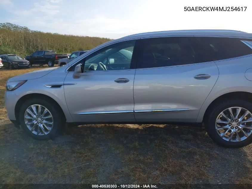 2021 Buick Enclave Premium VIN: 5GAERCKW4MJ254617 Lot: 40530303