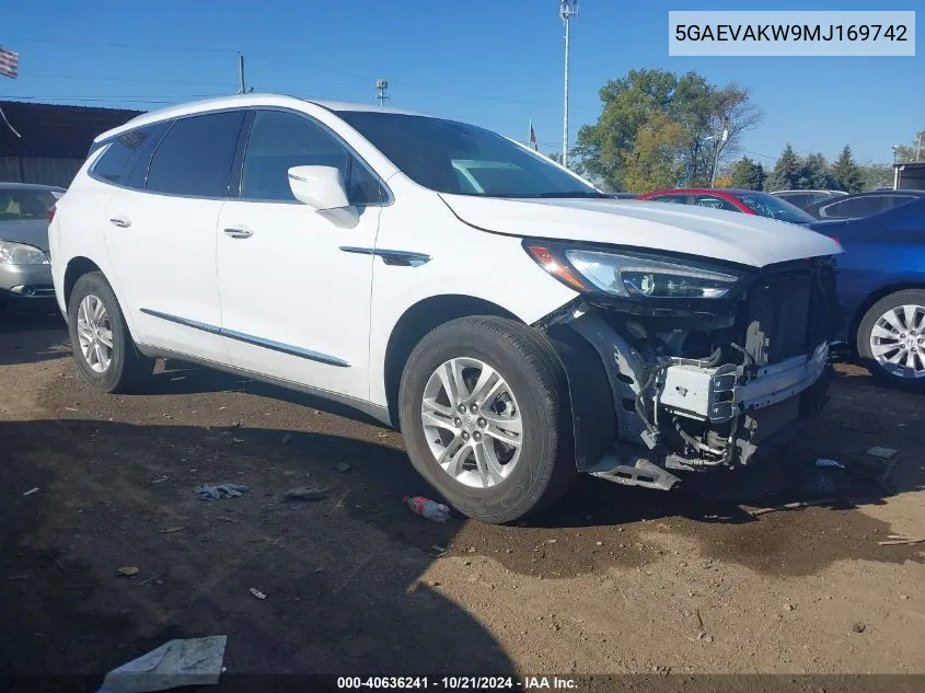 2021 Buick Enclave Awd Essence VIN: 5GAEVAKW9MJ169742 Lot: 40636241