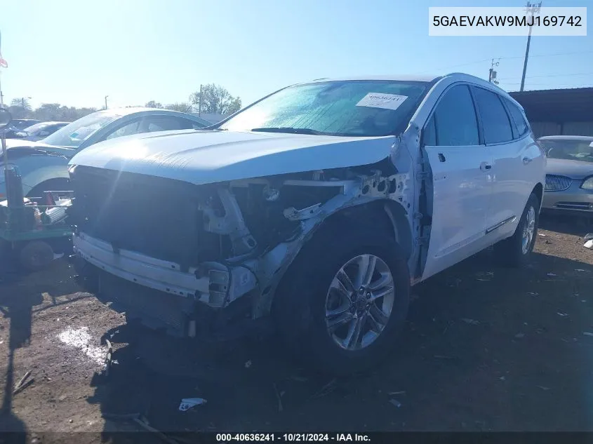 2021 Buick Enclave Awd Essence VIN: 5GAEVAKW9MJ169742 Lot: 40636241