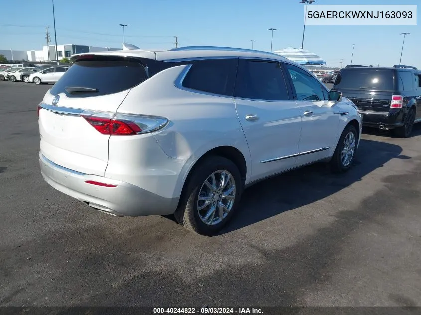 2022 Buick Enclave Fwd Premium VIN: 5GAERCKWXNJ163093 Lot: 40244822