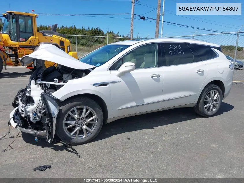 2023 Buick Enclave VIN: 5GAEVAKW7PJ154807 Lot: 12017143