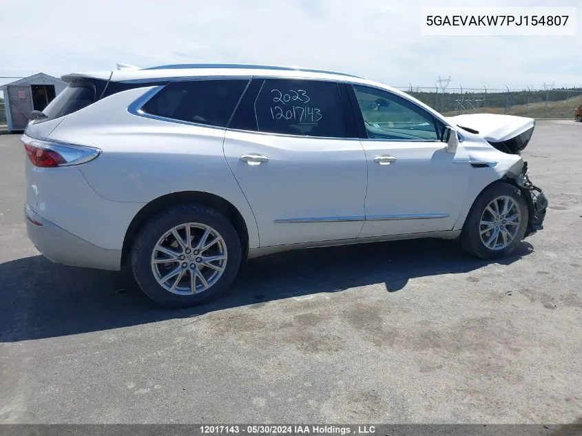 2023 Buick Enclave VIN: 5GAEVAKW7PJ154807 Lot: 12017143