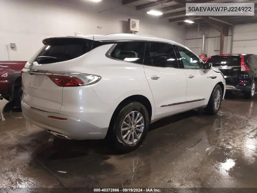 5GAEVAKW7PJ224922 2023 Buick Enclave Essence Awd