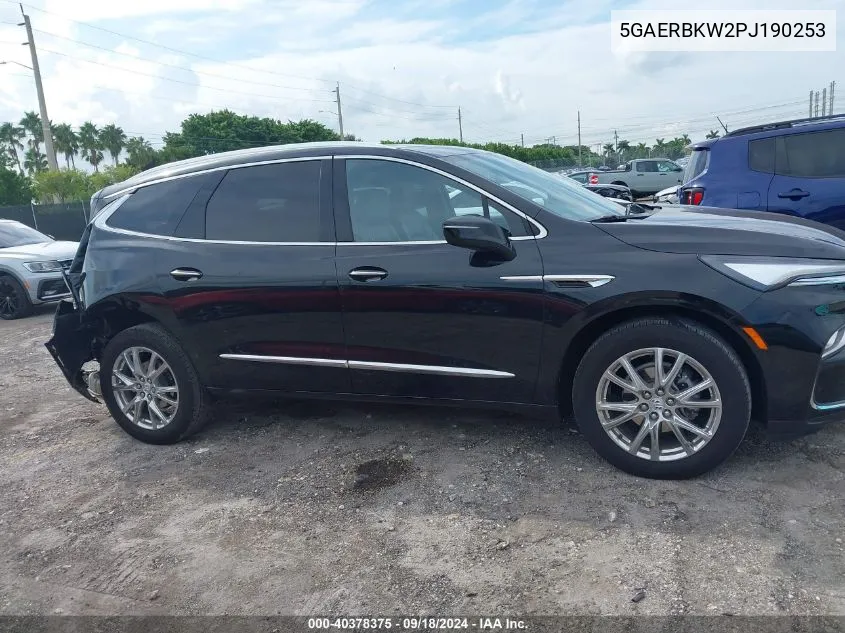 2023 Buick Enclave Essence Fwd VIN: 5GAERBKW2PJ190253 Lot: 40378375