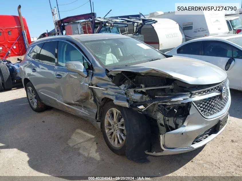 2023 Buick Enclave Avenir Fwd VIN: 5GAERDKW5PJ274790 Lot: 40384043