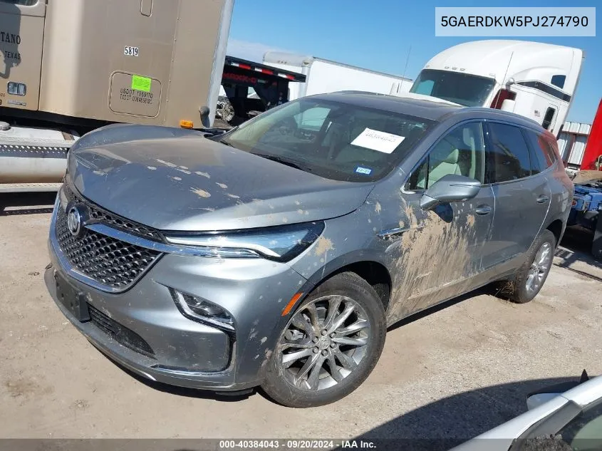 2023 Buick Enclave Avenir Fwd VIN: 5GAERDKW5PJ274790 Lot: 40384043