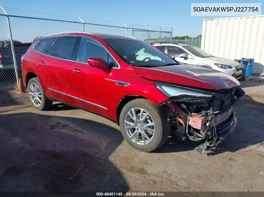 2023 Buick Enclave Essence Awd VIN: 5GAEVAKW5PJ227754 Lot: 40451145