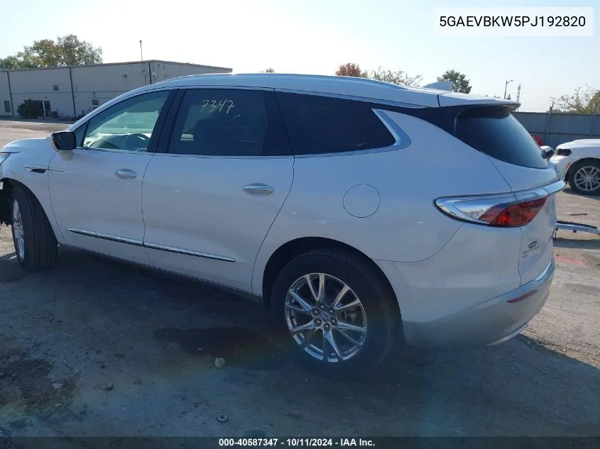 2023 Buick Enclave Premium Awd VIN: 5GAEVBKW5PJ192820 Lot: 40587347