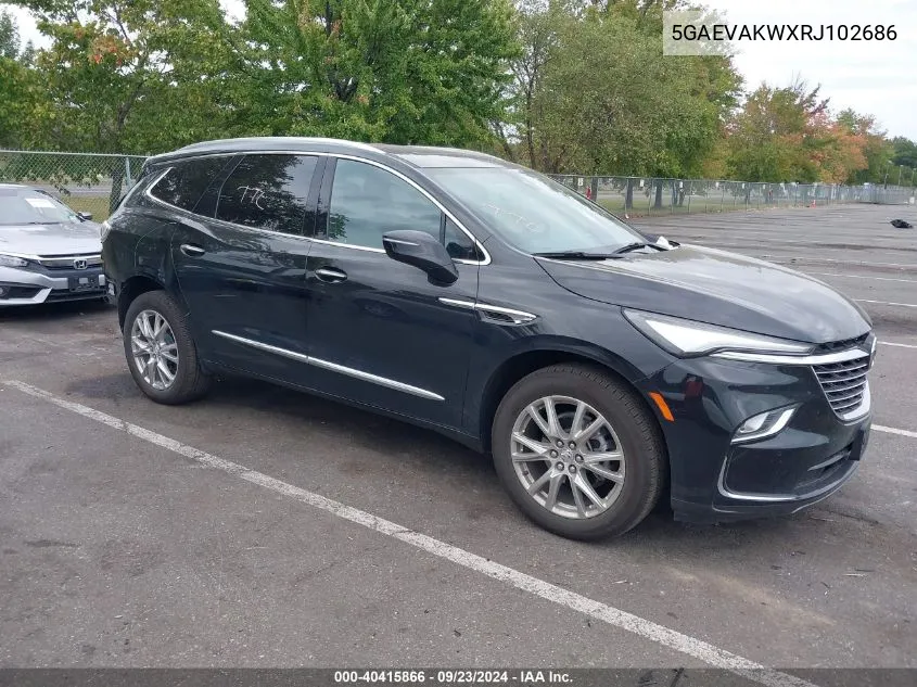 2024 Buick Enclave Essence Awd VIN: 5GAEVAKWXRJ102686 Lot: 40415866