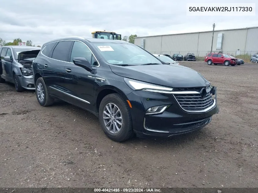 2024 Buick Enclave Essence Awd VIN: 5GAEVAKW2RJ117330 Lot: 40421495