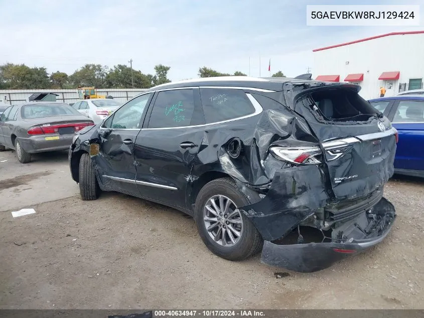 2024 Buick Enclave Premium Awd VIN: 5GAEVBKW8RJ129424 Lot: 40634947