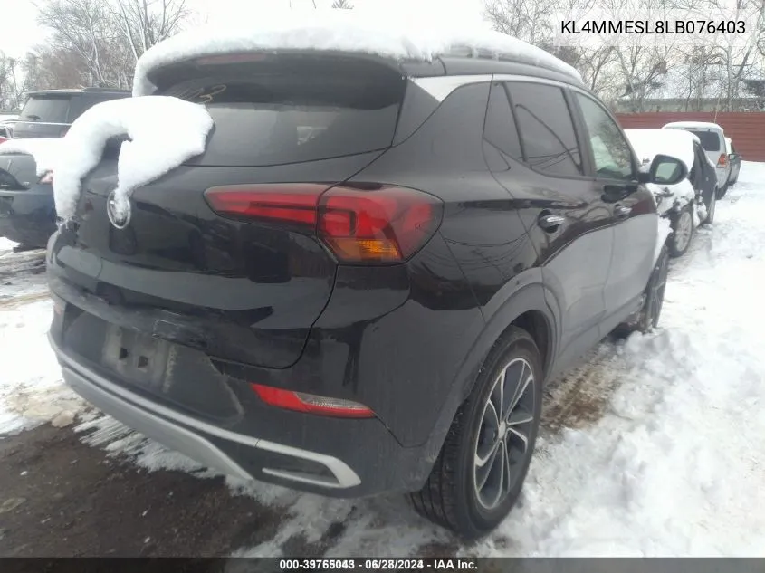 2020 Buick Encore Gx Awd Select VIN: KL4MMESL8LB076403 Lot: 39765043