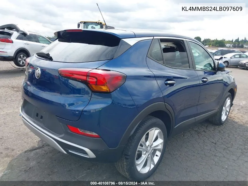 2020 Buick Encore Gx Fwd Preferred VIN: KL4MMBS24LB097609 Lot: 40108796