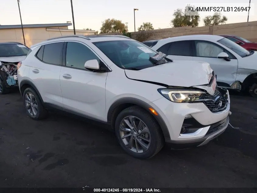 2020 Buick Encore Gx Fwd Essence VIN: KL4MMFS27LB126947 Lot: 40124245