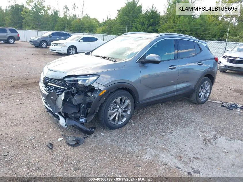 2020 Buick Encore Gx Fwd Essence VIN: KL4MMFSL4LB106695 Lot: 40366799