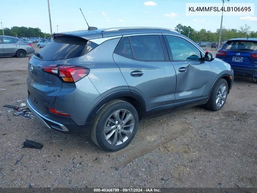 2020 Buick Encore Gx Fwd Essence VIN: KL4MMFSL4LB106695 Lot: 40366799