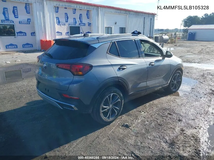 2020 Buick Encore Gx Essence VIN: KL4MMFSL5LB105328 Lot: 40368285