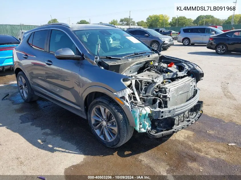 2020 Buick Encore Gx Fwd Select VIN: KL4MMDSL7LB091968 Lot: 40503206