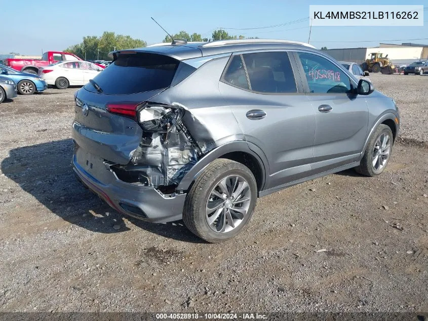 KL4MMBS21LB116262 2020 Buick Encore Gx Fwd Preferred