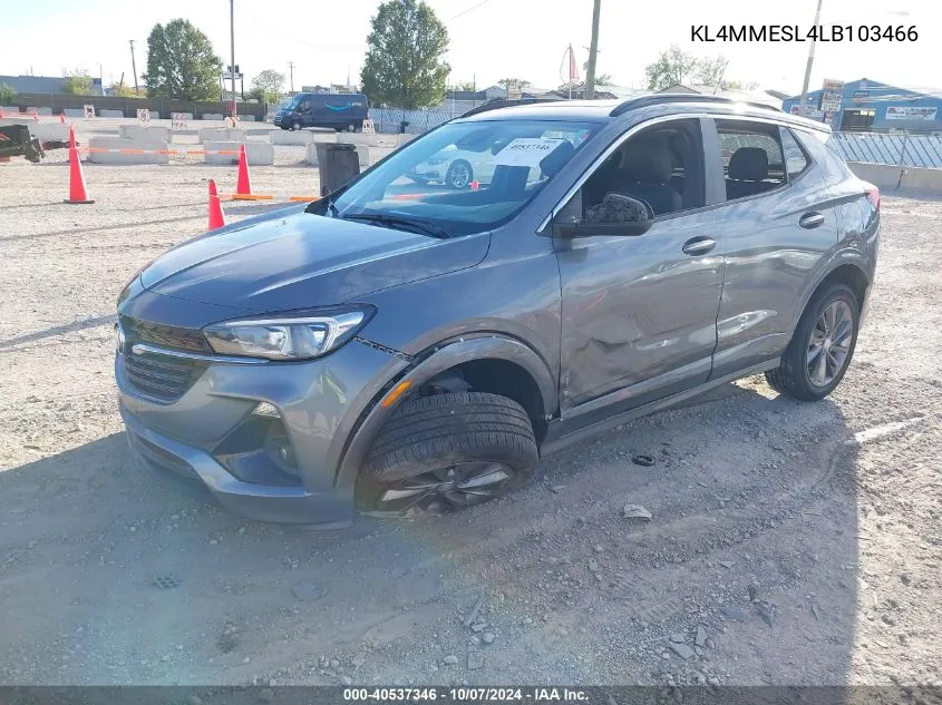 2020 Buick Encore Gx Awd Select VIN: KL4MMESL4LB103466 Lot: 40537346