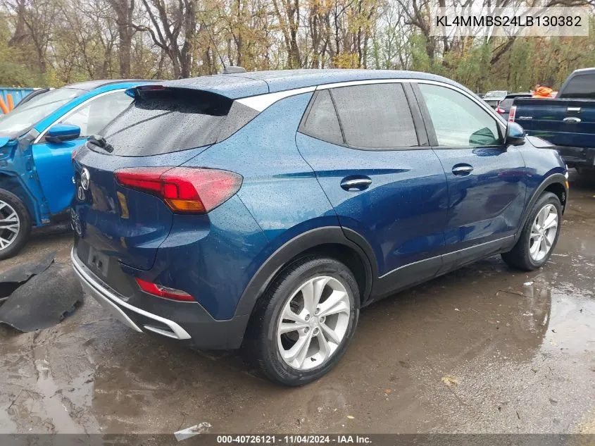 2020 Buick Encore Gx Fwd Preferred VIN: KL4MMBS24LB130382 Lot: 40726121