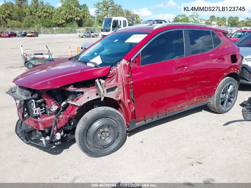 2020 Buick Encore Gx Fwd Select VIN: KL4MMDS27LB123745 Lot: 40769154