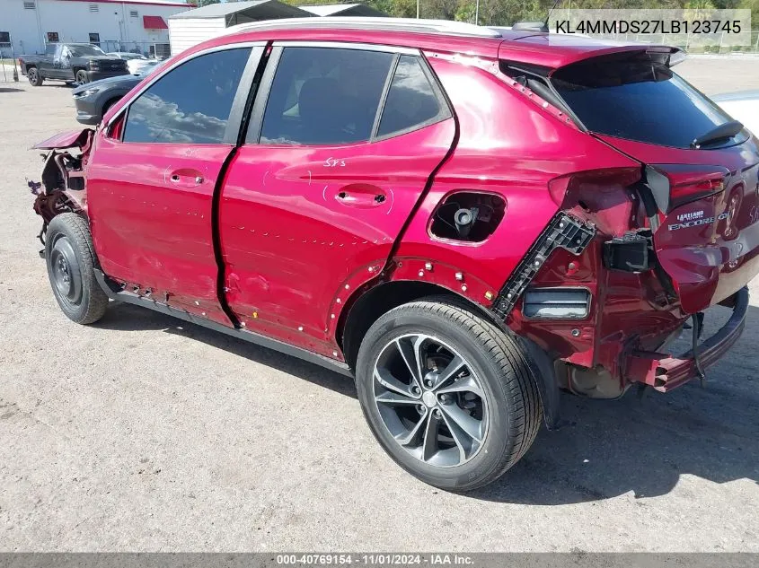 2020 Buick Encore Gx Fwd Select VIN: KL4MMDS27LB123745 Lot: 40769154