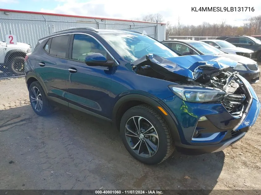 2020 Buick Encore Gx Awd Select VIN: KL4MMESL9LB131716 Lot: 40801060