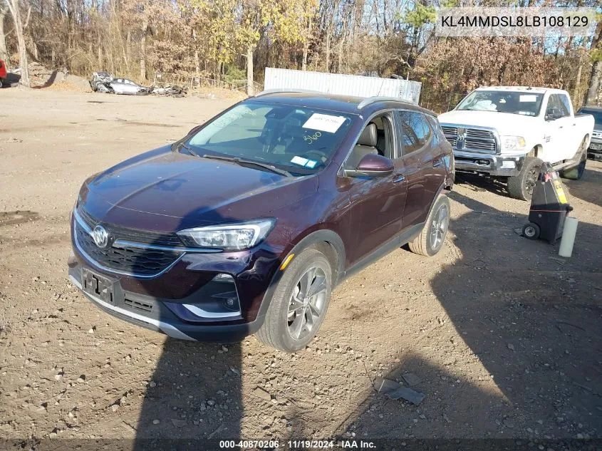 2020 Buick Encore Gx Fwd Select VIN: KL4MMDSL8LB108129 Lot: 40870206