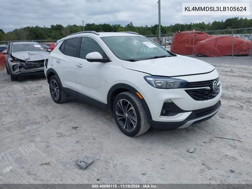 2020 Buick Encore Gx Fwd Select VIN: KL4MMDSL3LB105624 Lot: 40890115