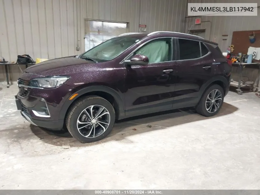 2020 Buick Encore Gx Awd Select VIN: KL4MMESL3LB117942 Lot: 40908701