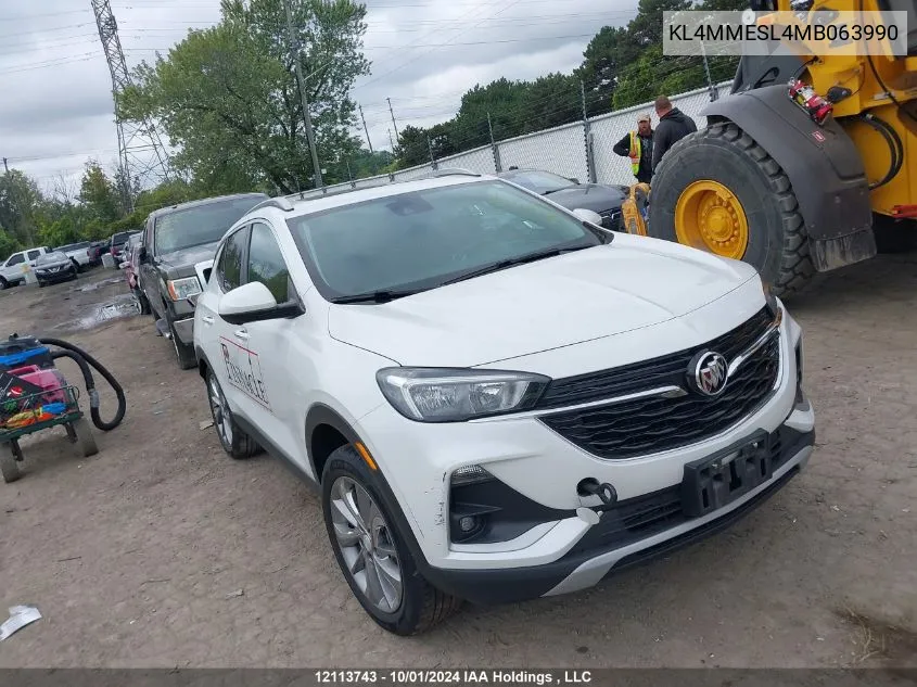 2021 Buick Encore Gx VIN: KL4MMESL4MB063990 Lot: 12113743