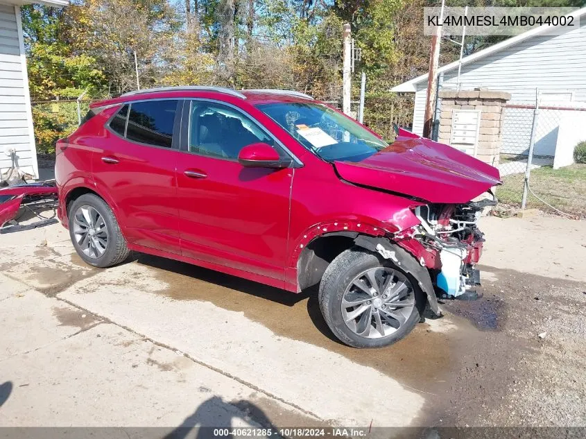 2021 Buick Encore Gx Awd Select VIN: KL4MMESL4MB044002 Lot: 40621285