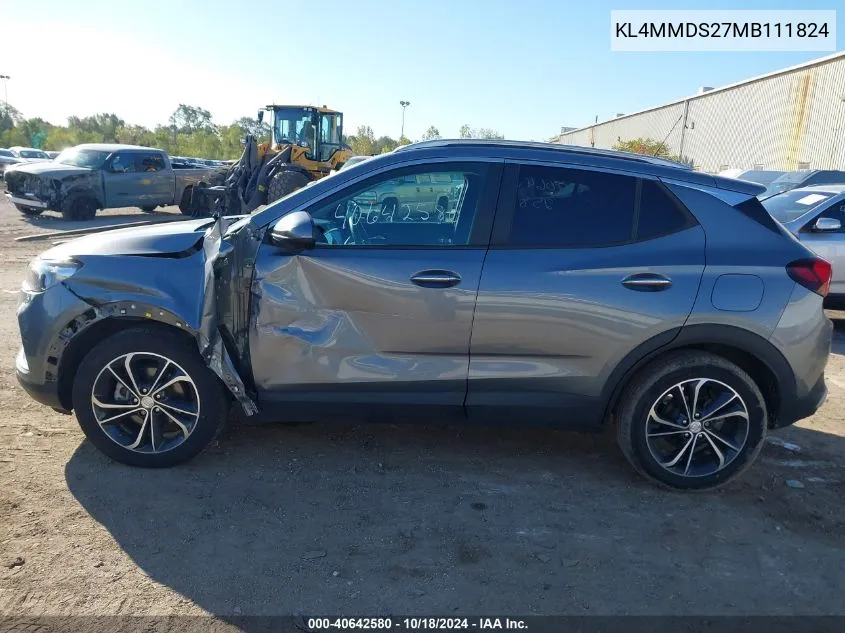 2021 Buick Encore Gx Fwd Select VIN: KL4MMDS27MB111824 Lot: 40642580