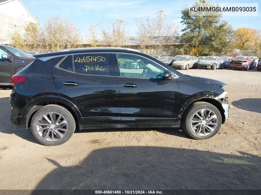 2021 Buick Encore Gx Awd Essence VIN: KL4MMGSL6MB093035 Lot: 40651450